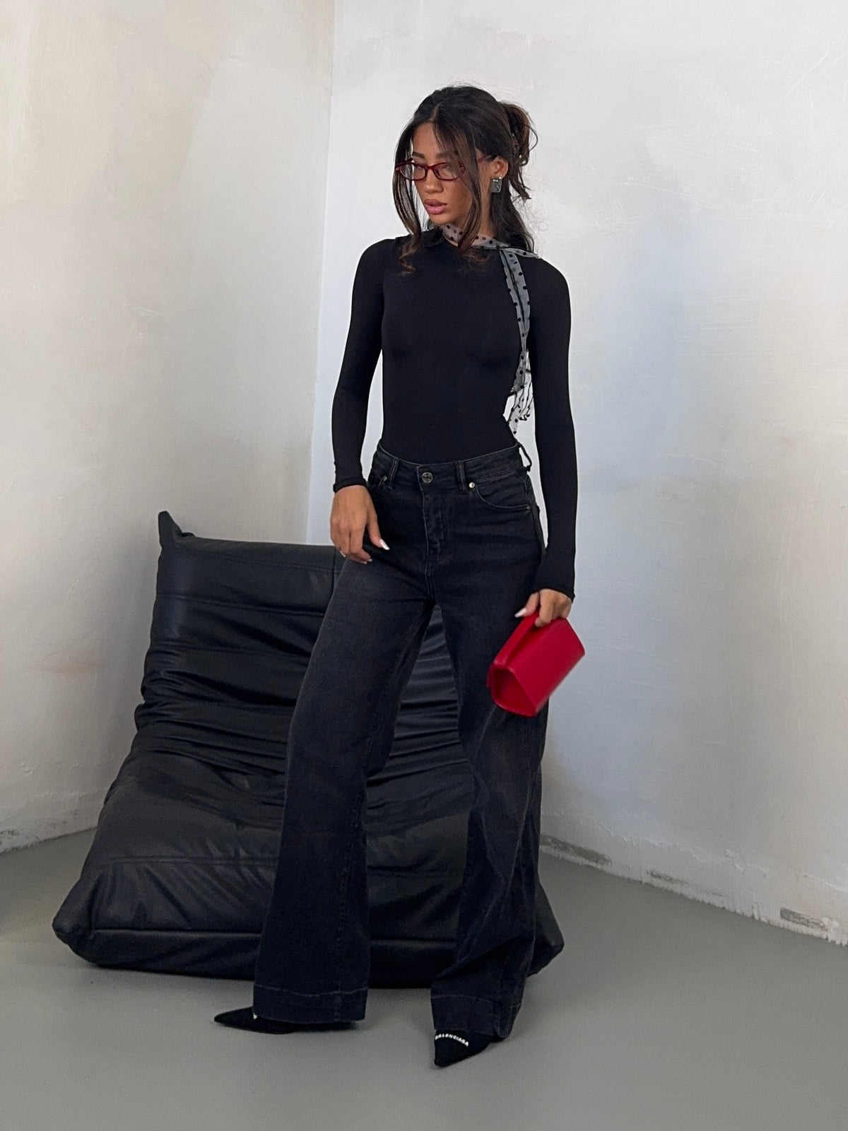 JEANS BASIC BLACK