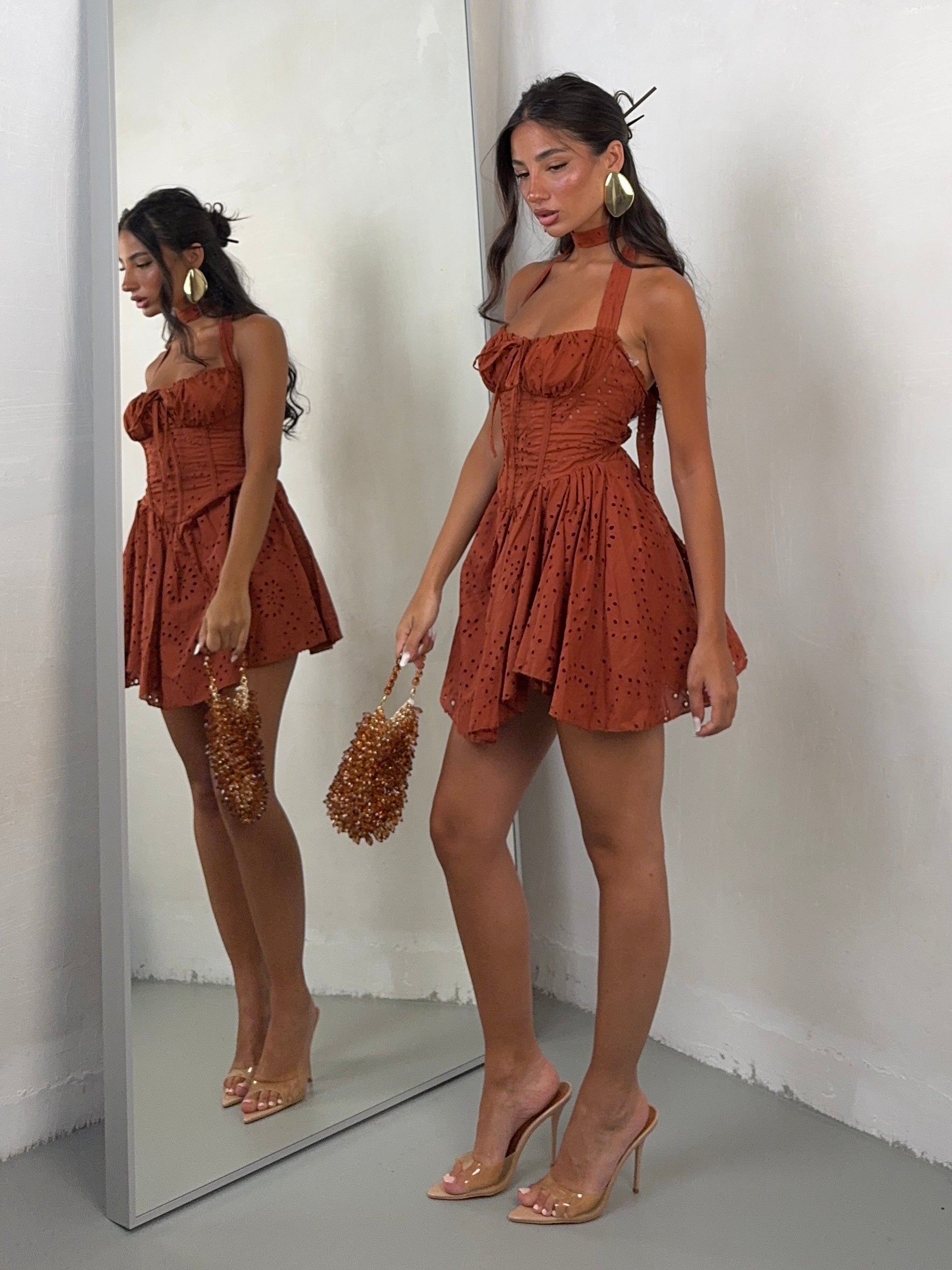 MINIDRESS FRAN RUGGINE