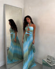 DRESS GIACARTA AZZURRO