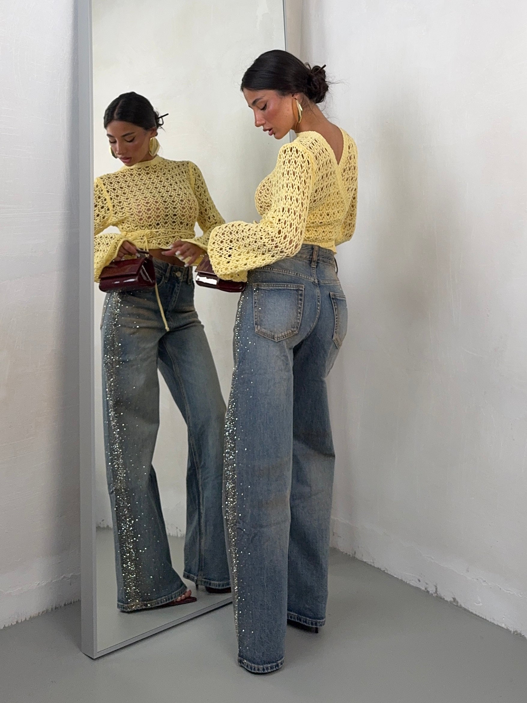 JEANS STRASS