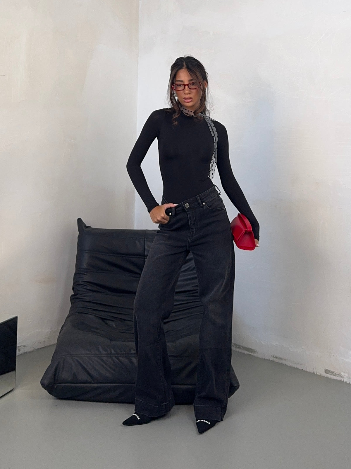 JEANS BASIC BLACK