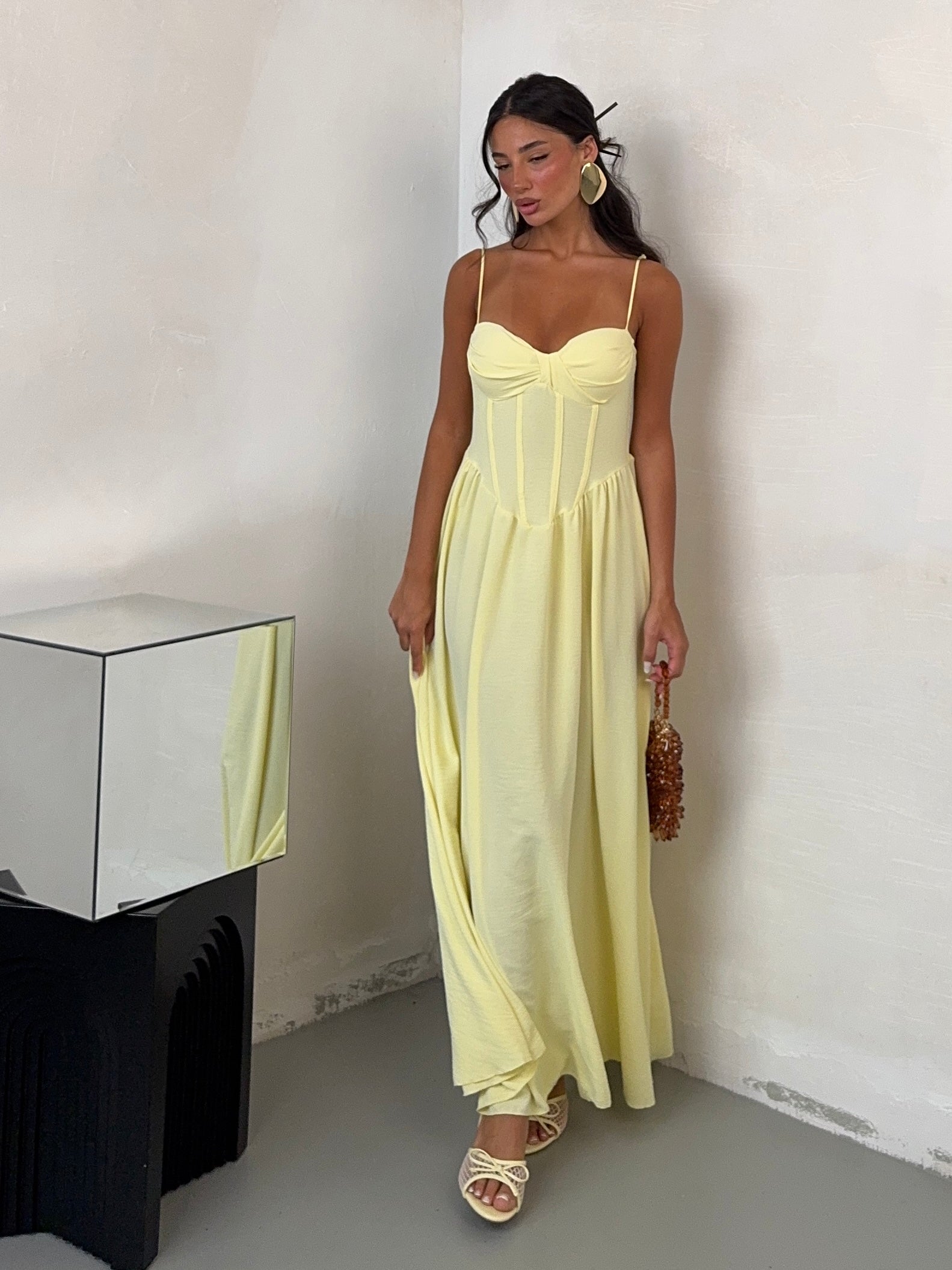 DRESS PROVIDENCIA GIALLO