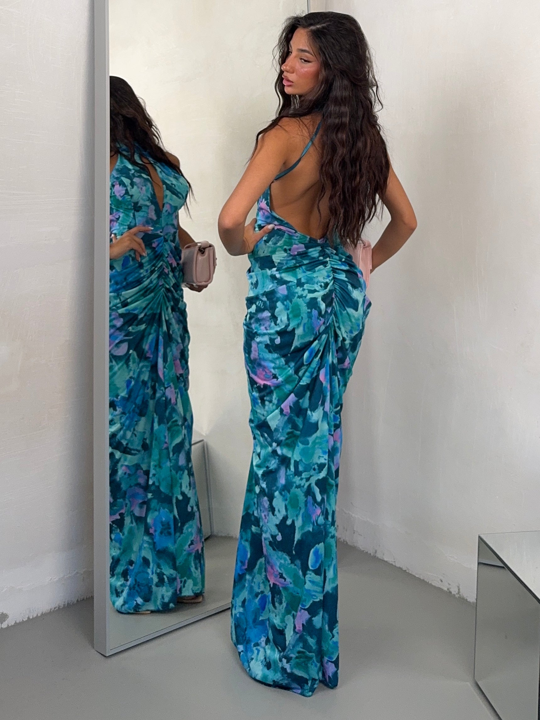 DRESS MUSA AZZURRO