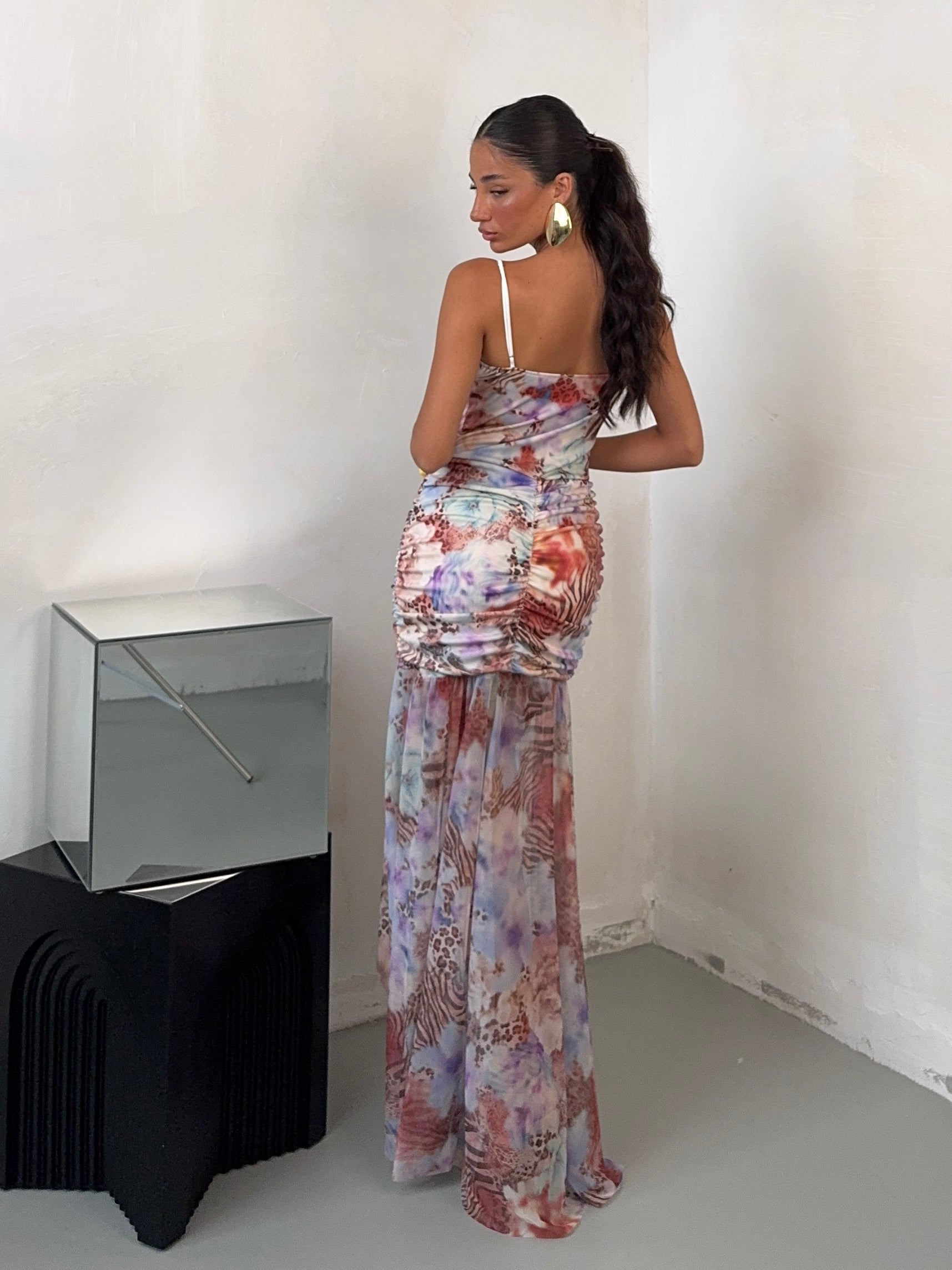 DRESS AMELIA ANIMALIER