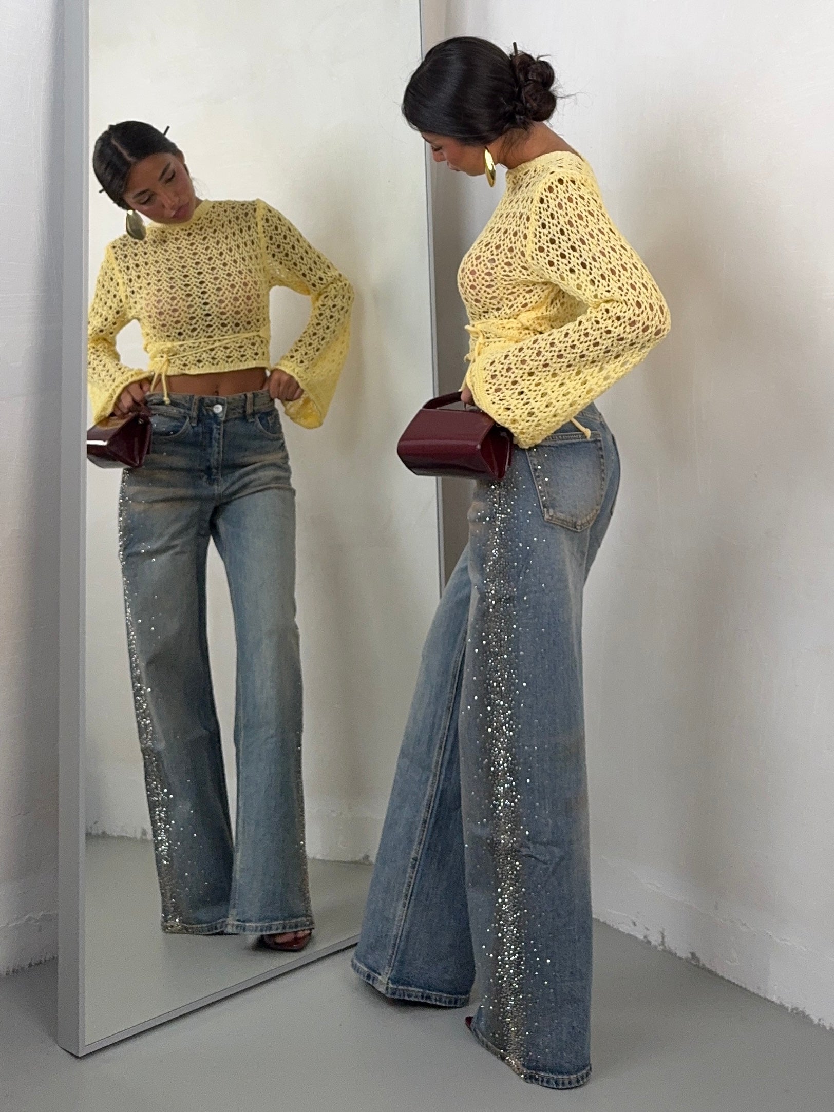 JEANS STRASS