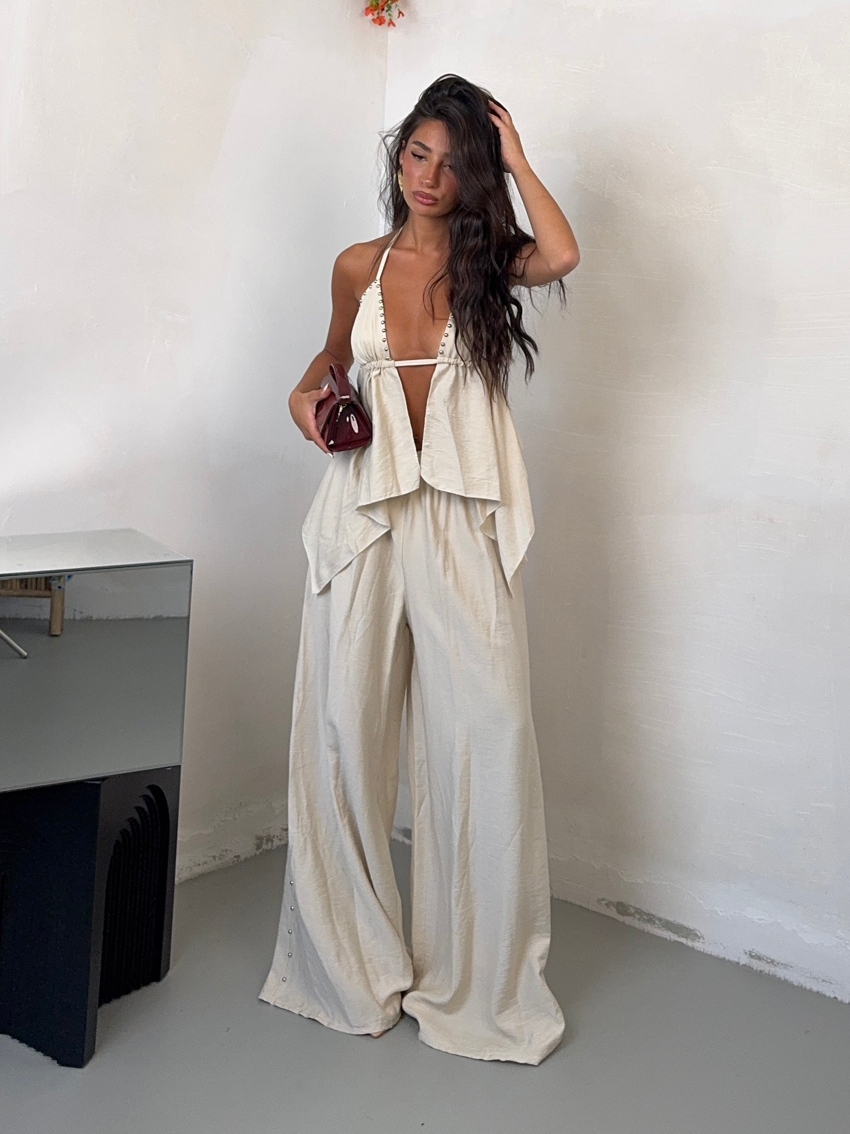 COORD BORCHIA LONG BEIGE