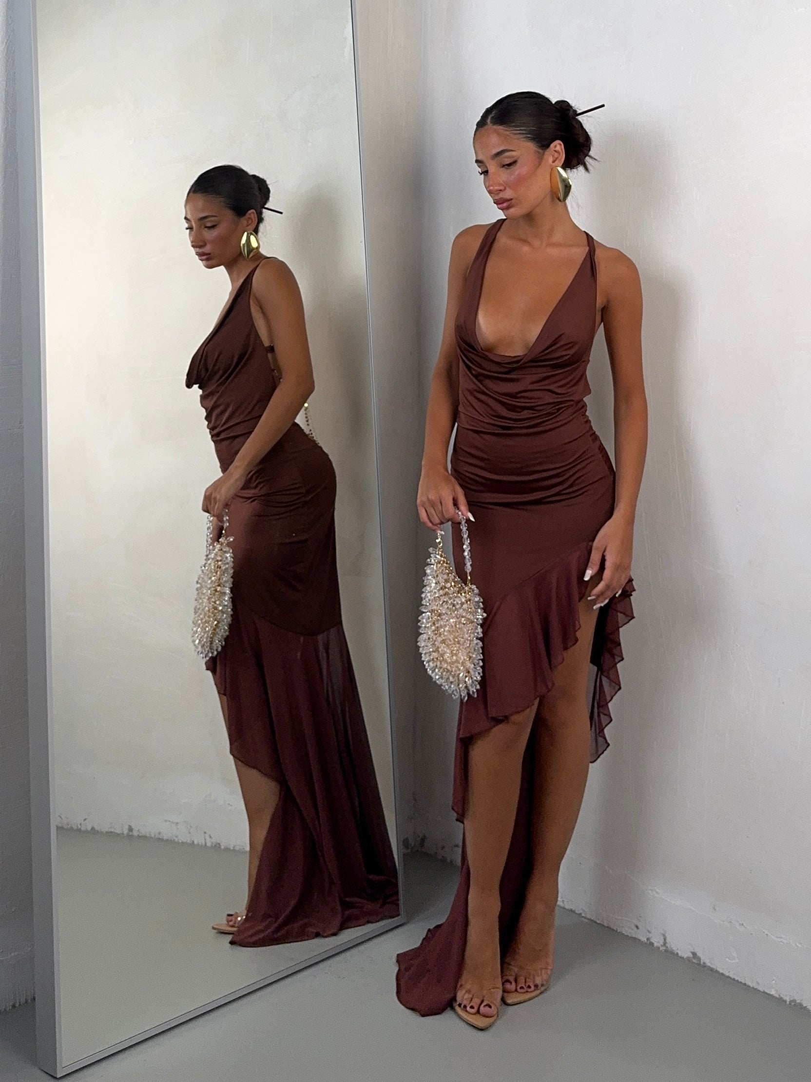 DRESS ALEXIS RUGGINE