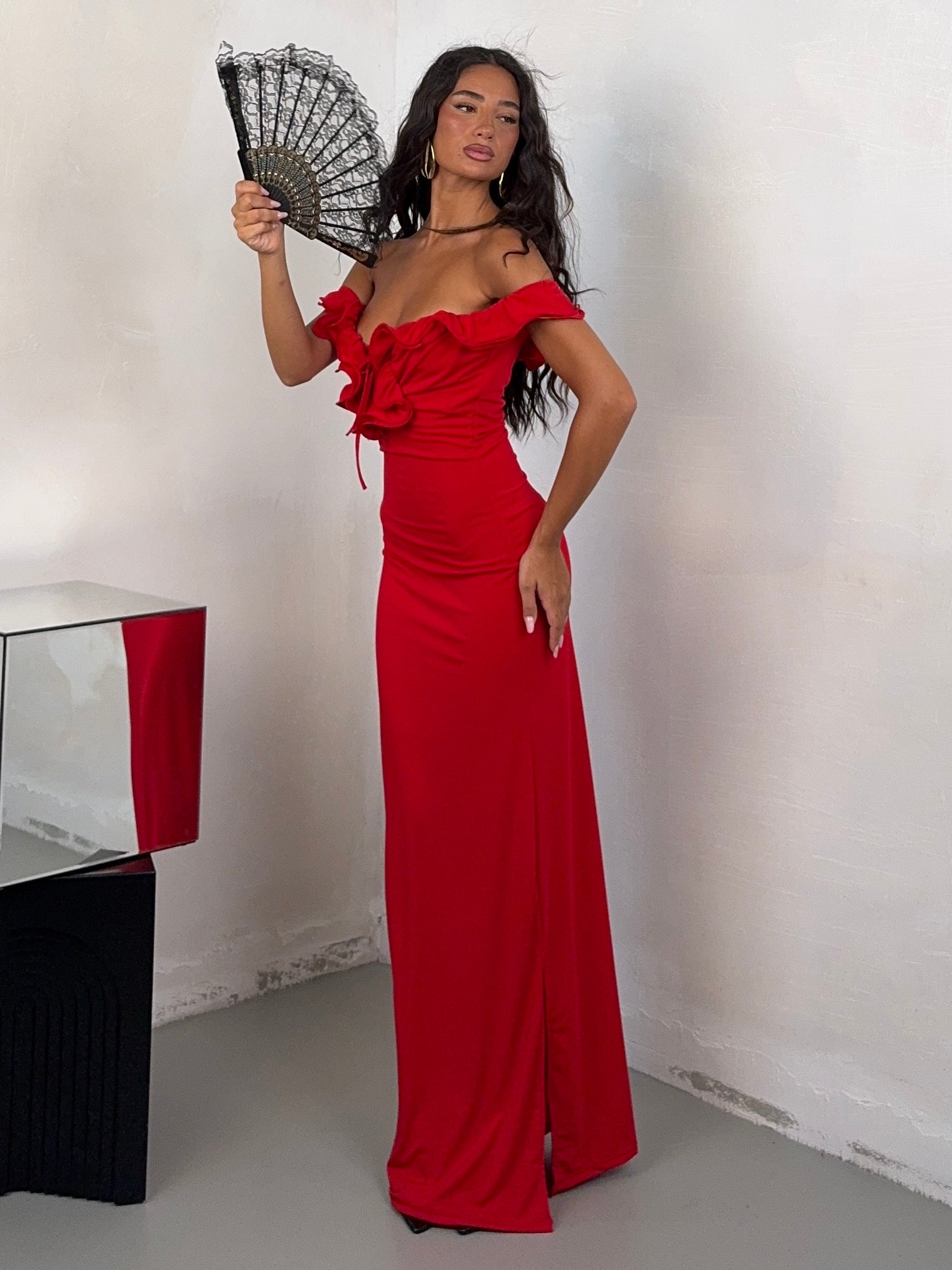 DRESS ESME ROSSO