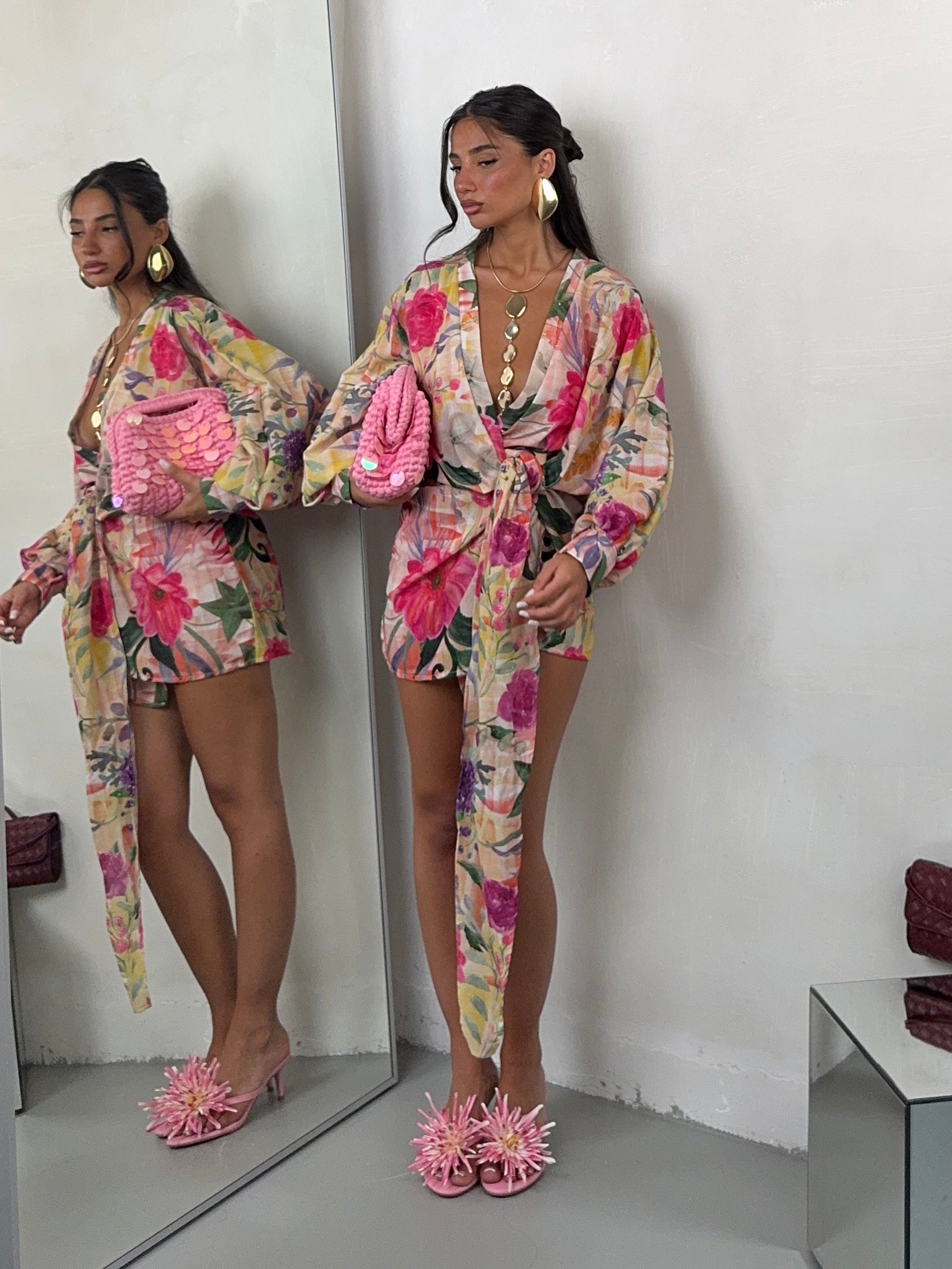DRESS PORTOFINO FLOWER