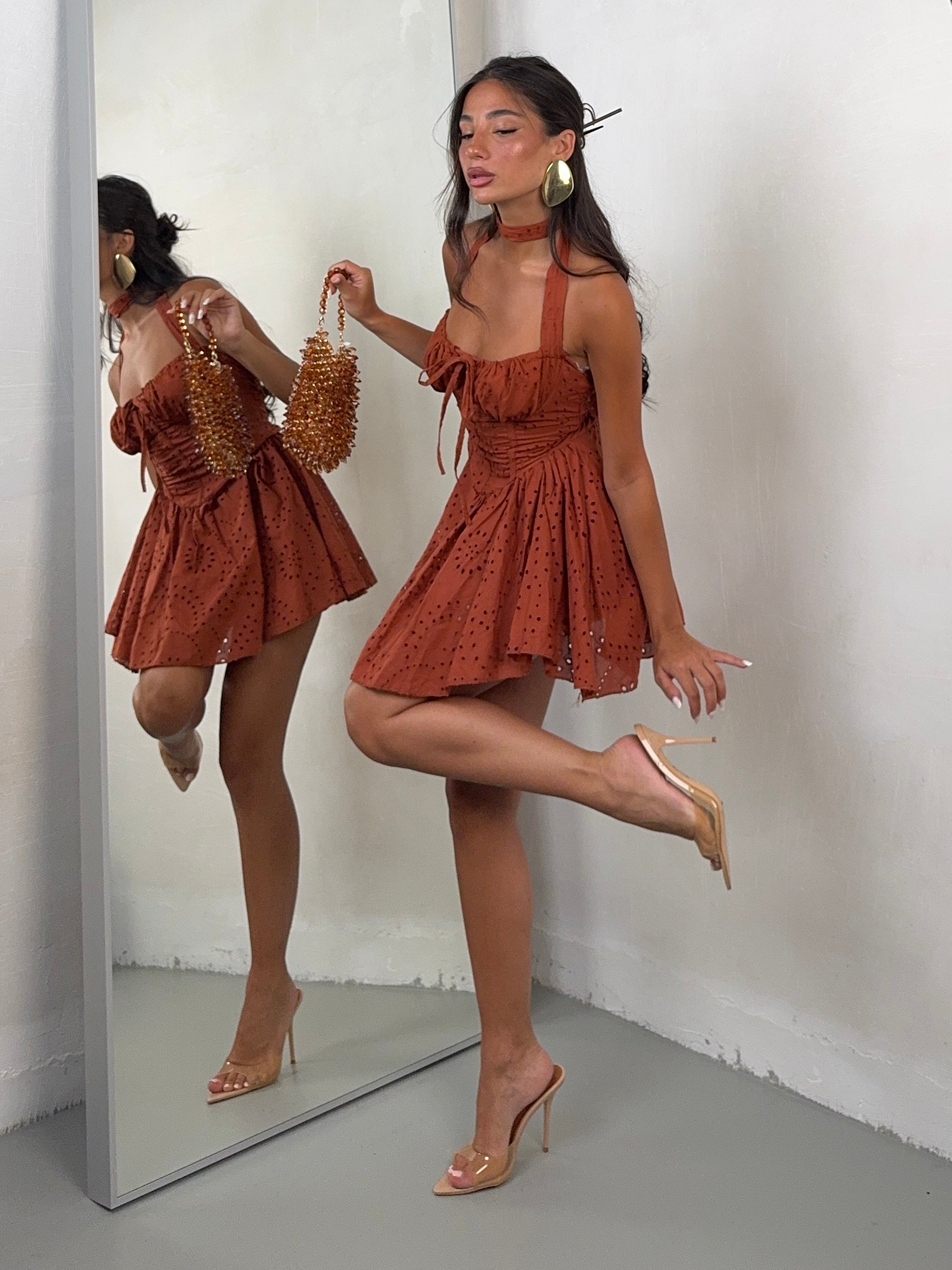 MINIDRESS FRAN RUGGINE