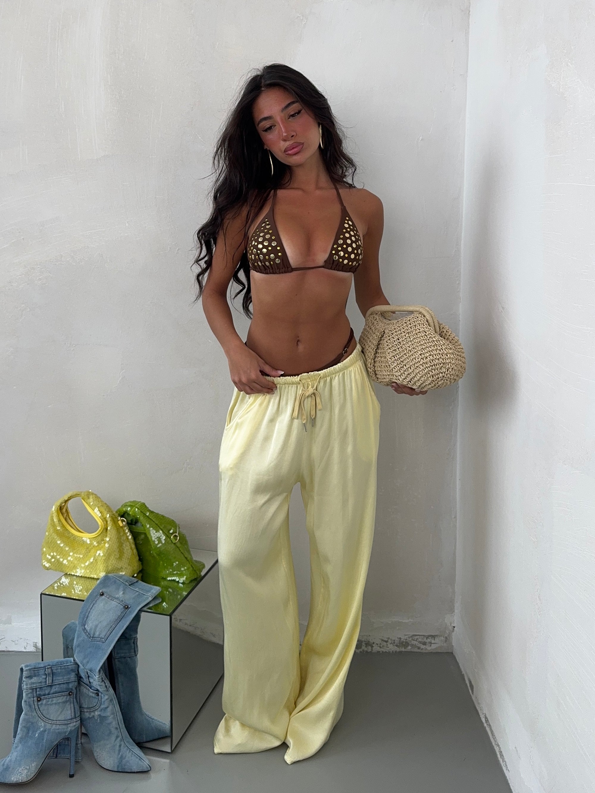 PANTS COMFY GIALLO