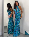 DRESS MUSA AZZURRO