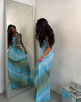 DRESS GIACARTA AZZURRO