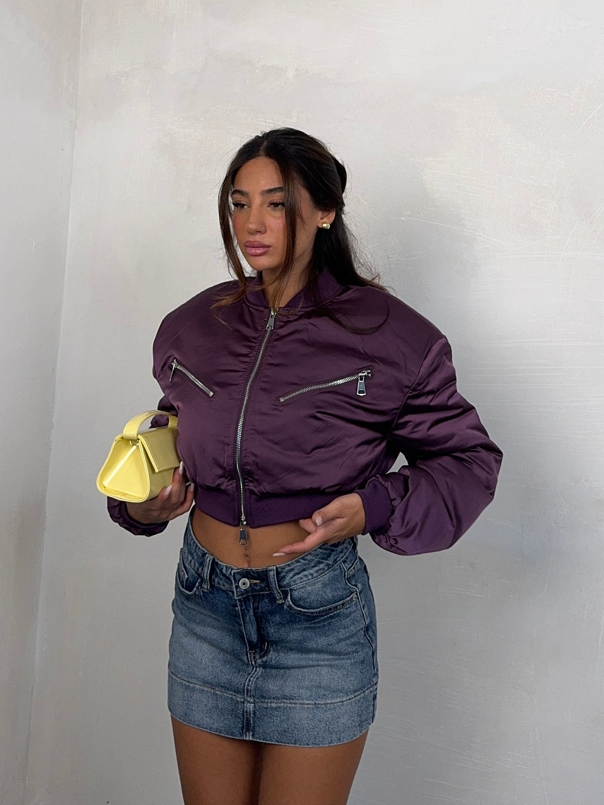 JACKET SILKED VIOLA