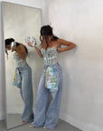 JEANS FOULARD