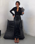 LONGUETTE LEATHER NERA