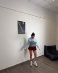 mini shorts SAINT cherry