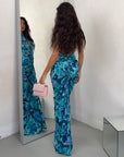 DRESS MUSA AZZURRO
