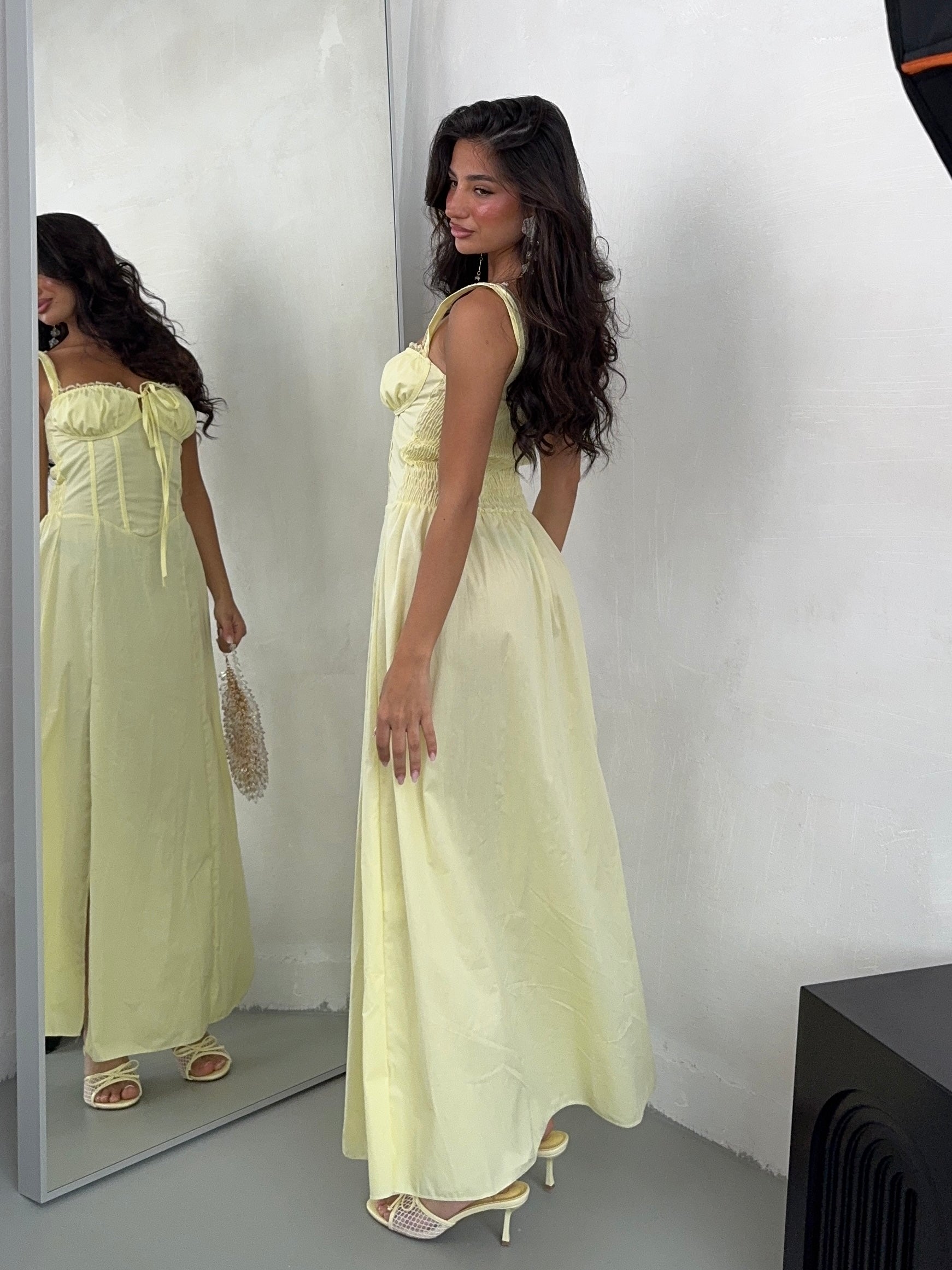 MAXIDRESS GILI GIALLO