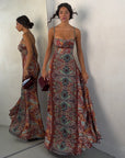 DRESS AMALFI MIX ROSSO