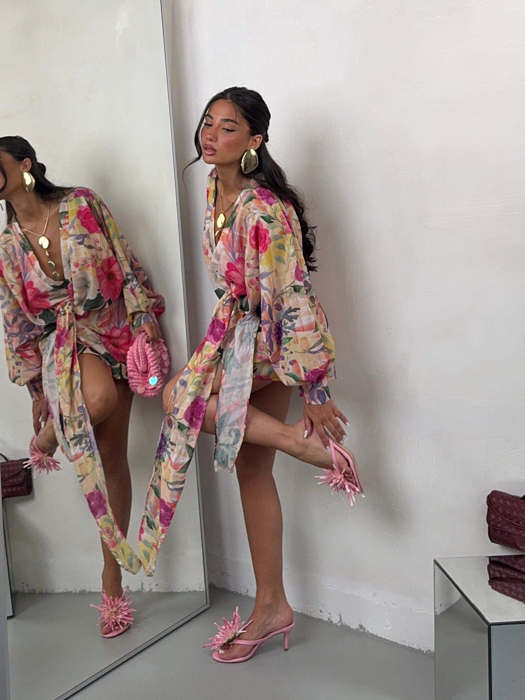 DRESS PORTOFINO FLOWER
