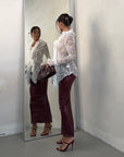 LONGUETTE LEATHER BORDEAUX