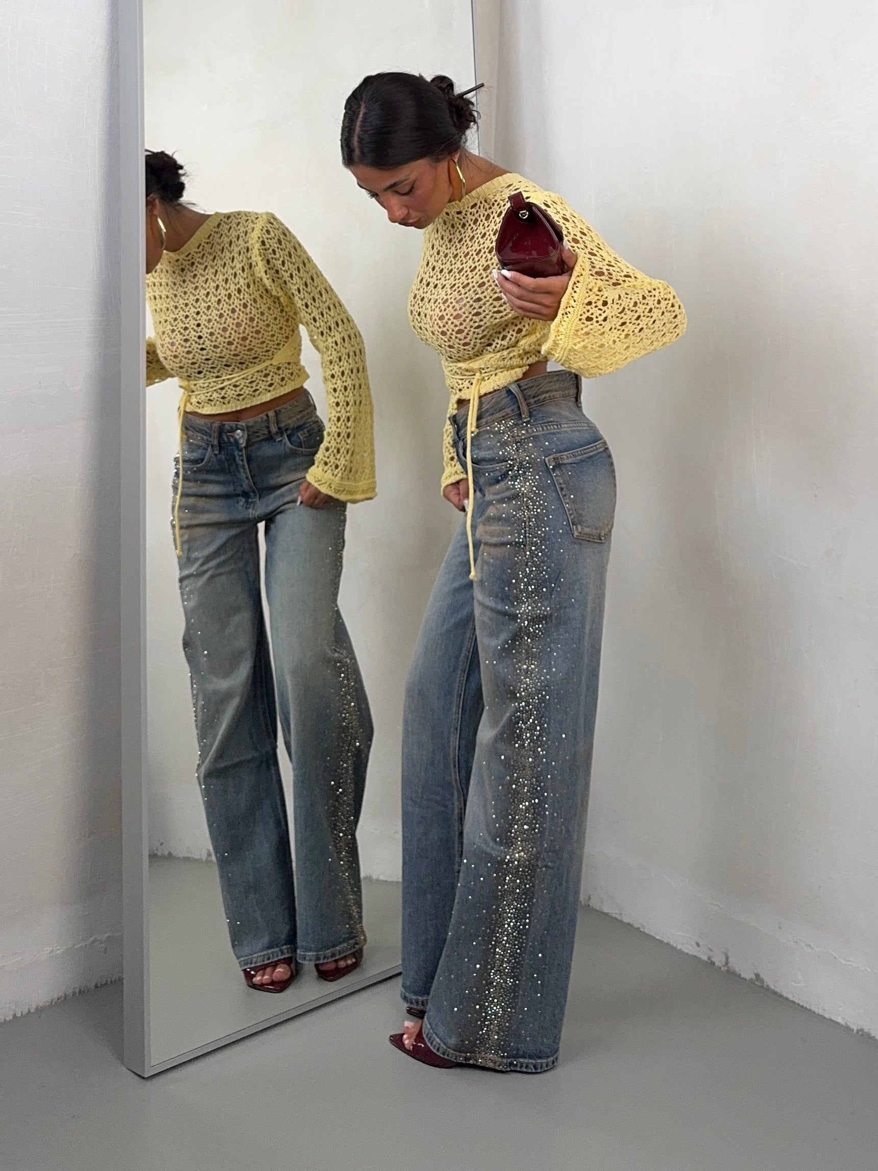 JEANS STRASS