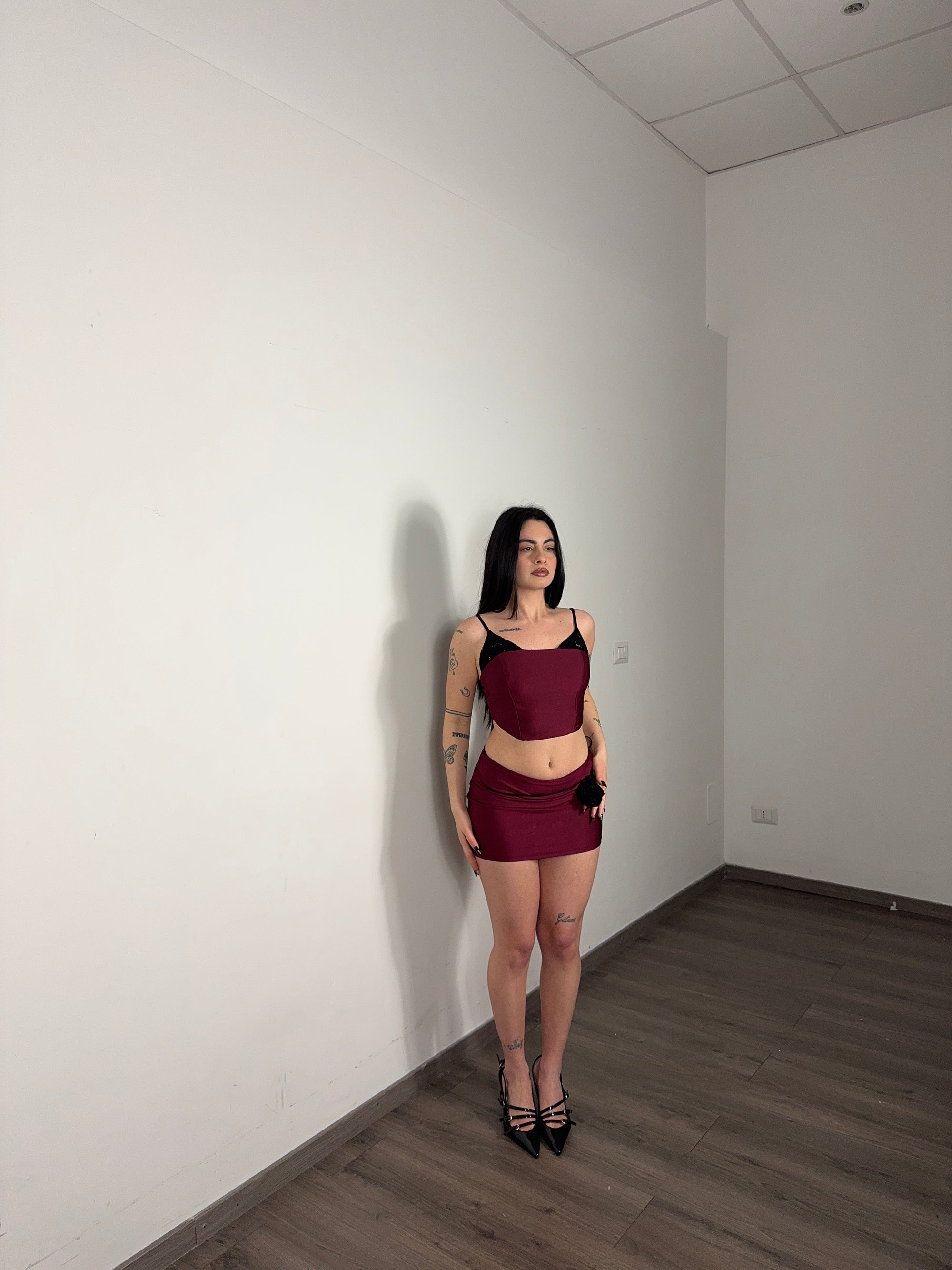 Coordset TAMARA bordeaux