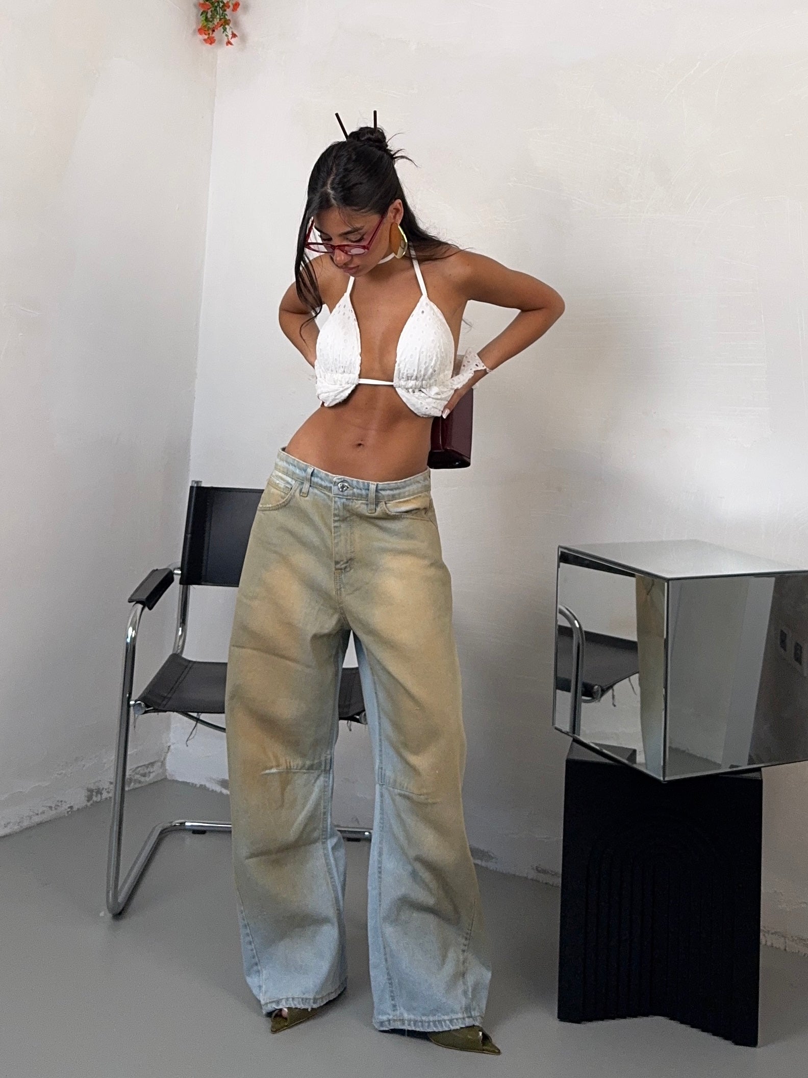 JEANS DIRTY SAND