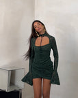 DRESS CRAYON VERDE