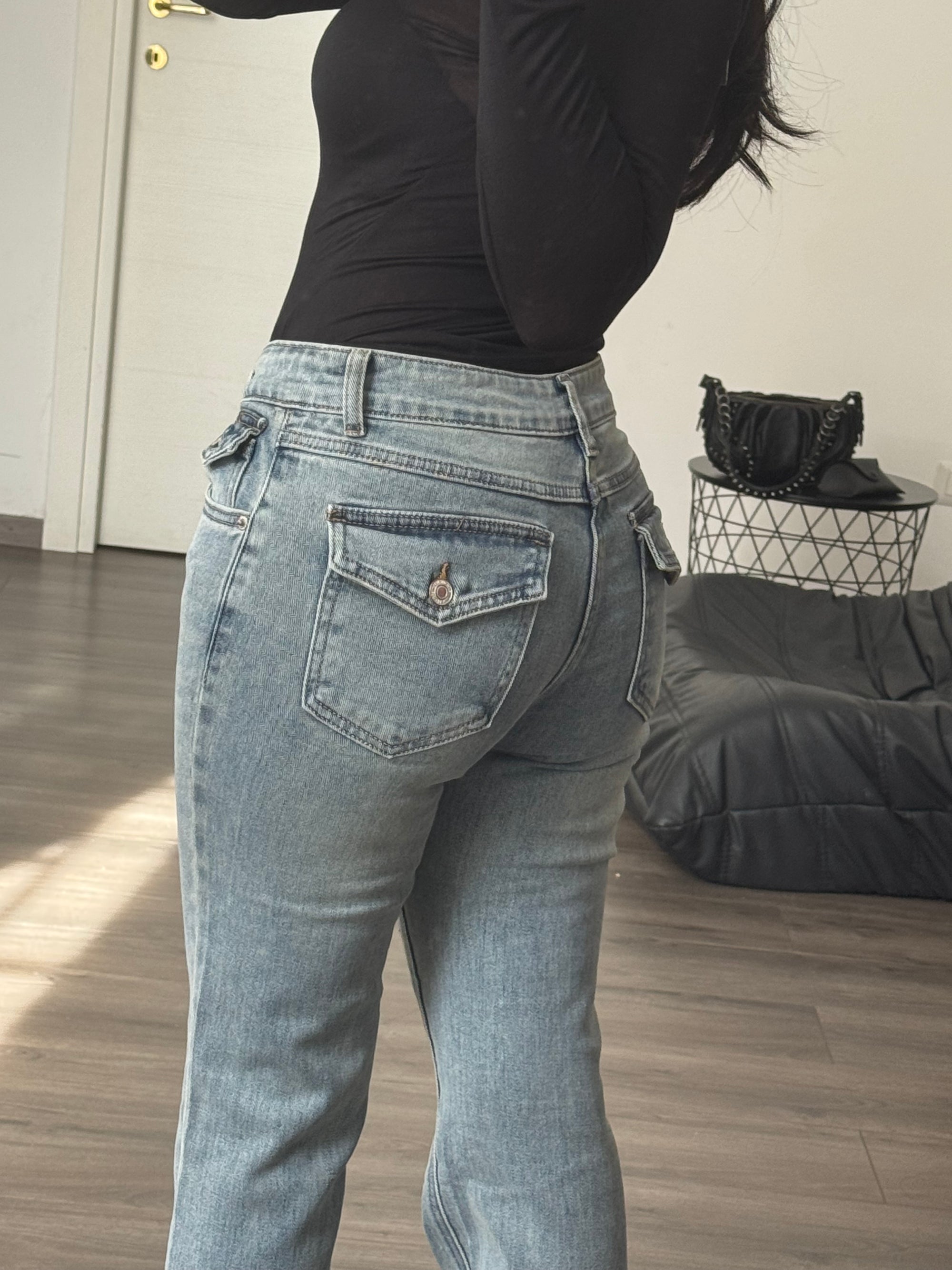 Jeans POCKET a zampa