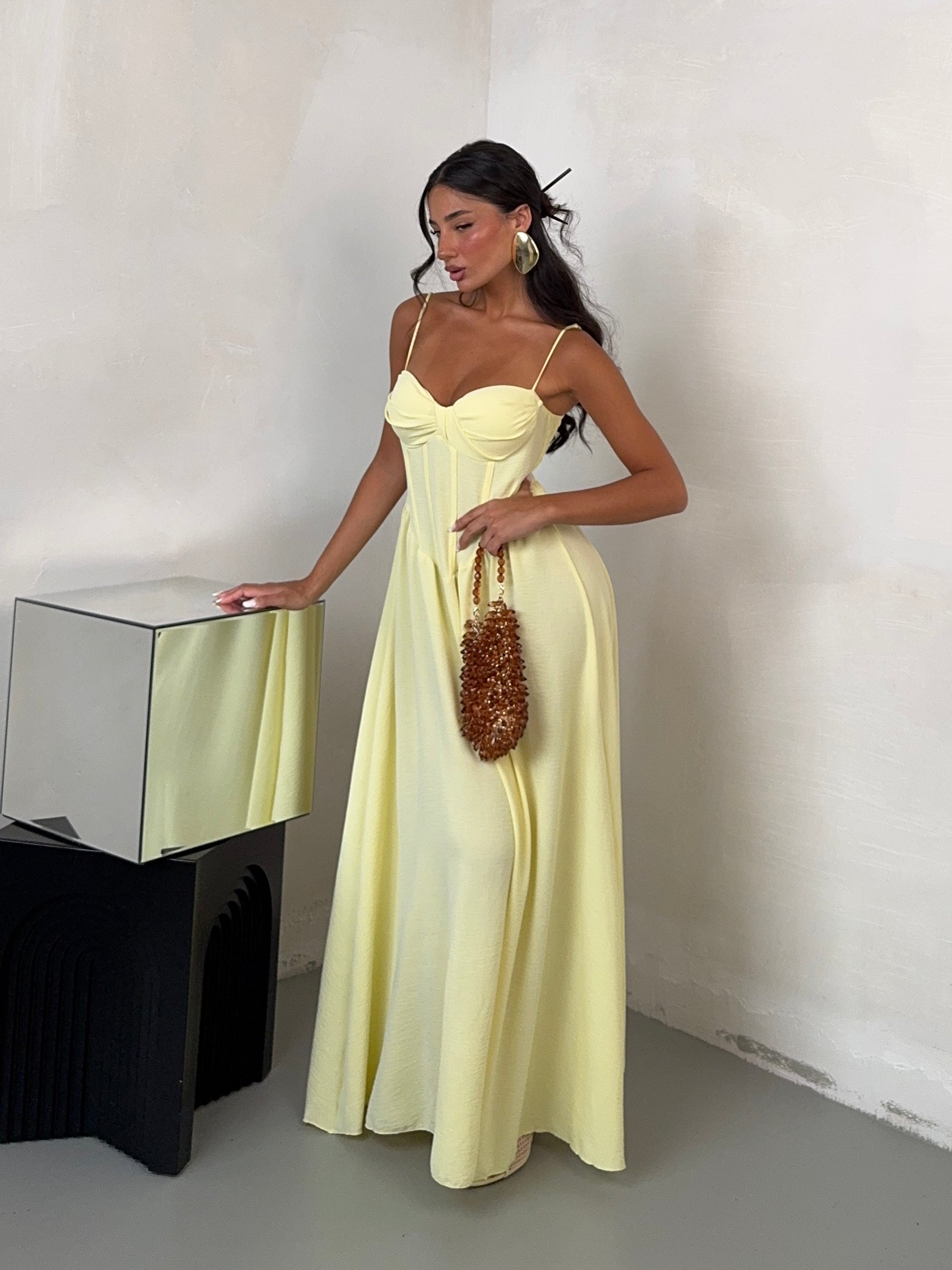 DRESS PROVIDENCIA GIALLO