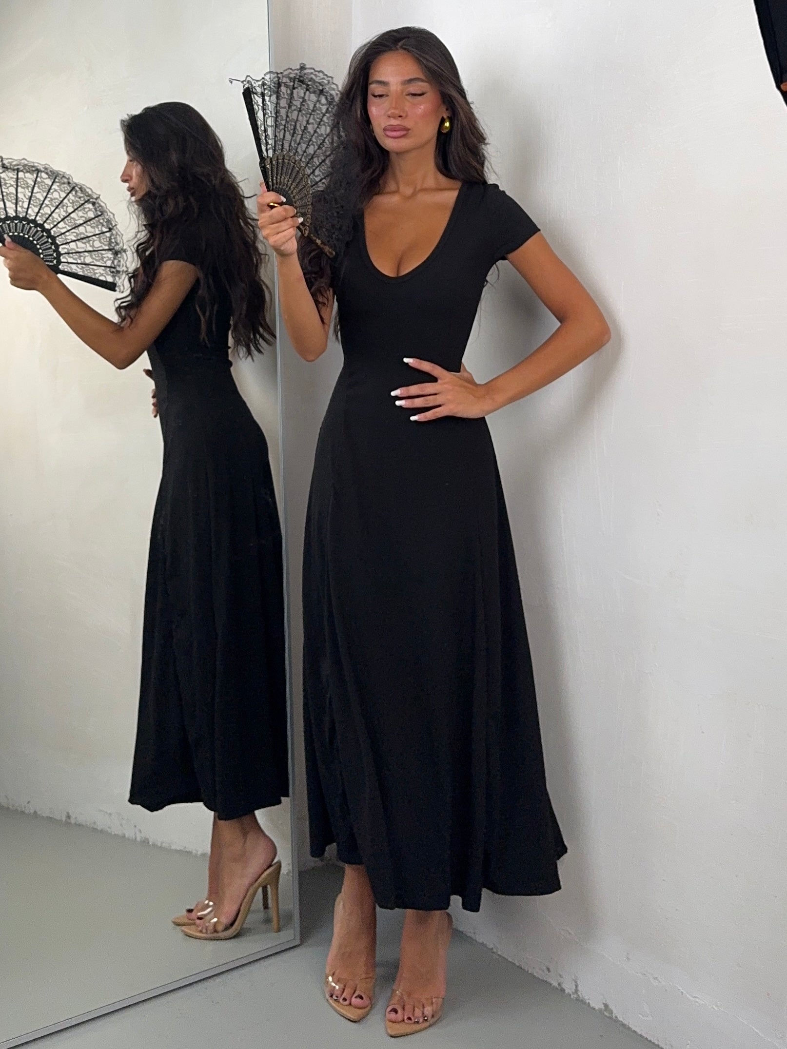 DRESS COSTINA NOIR
