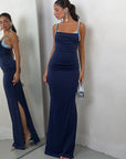 KLEID „ALLURE“ IN BLAU