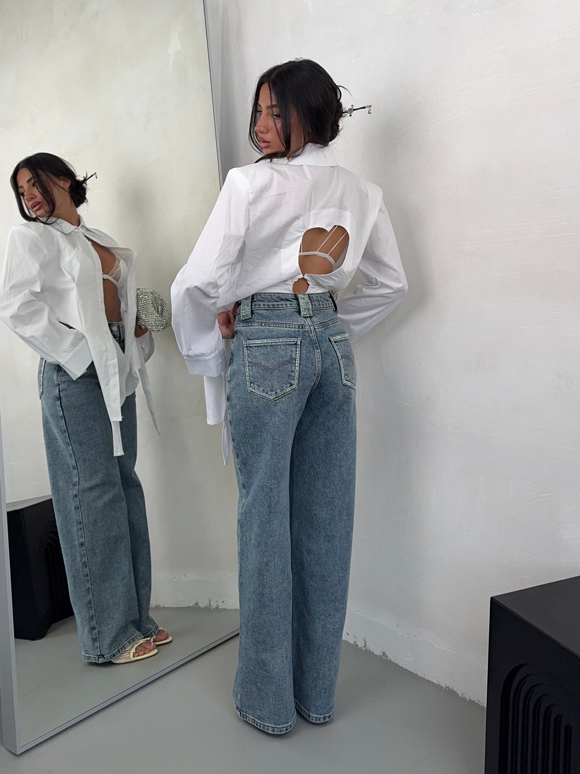 JEANS STRASS