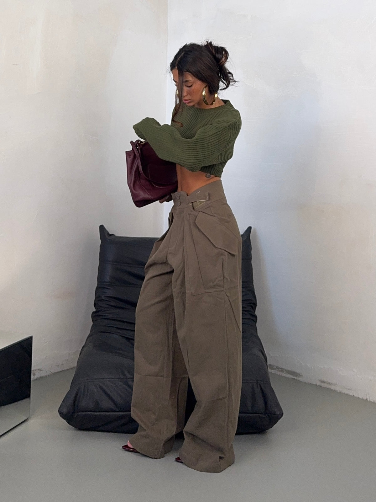 PANTS STRAP KHAKI