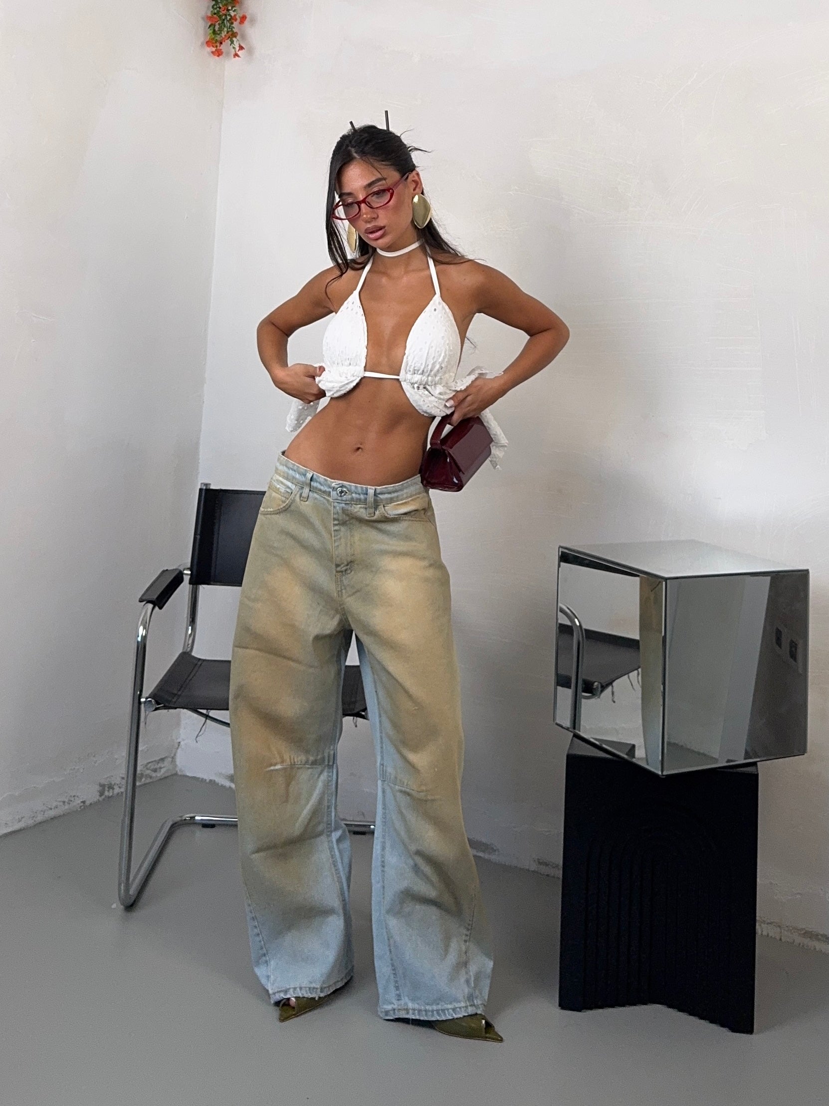 JEANS DIRTY SAND
