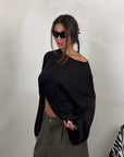LONGSLEEVE SHALLOW NERA