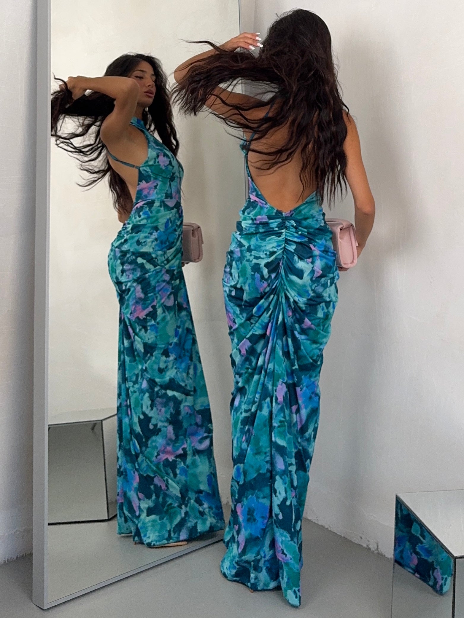 DRESS MUSA AZZURRO