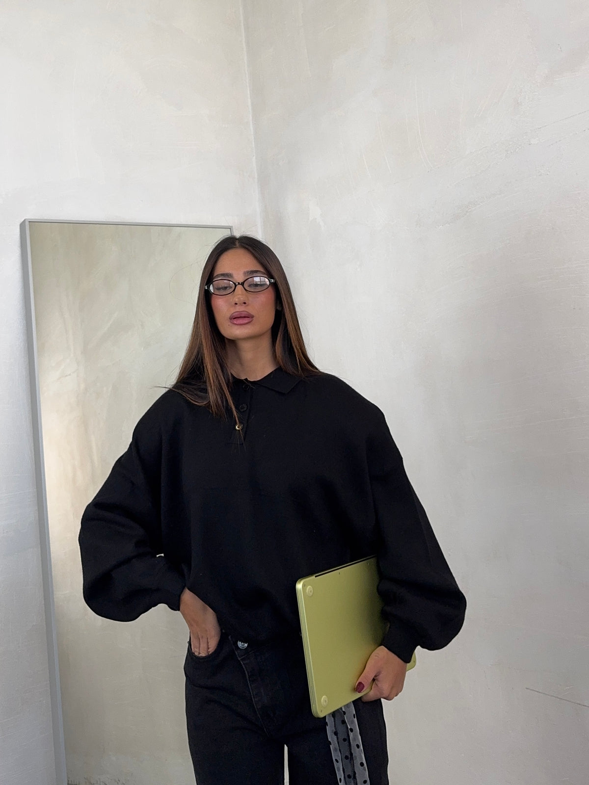 PULL CHIC NERO
