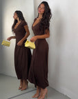 DRESS COSTINA CAFE