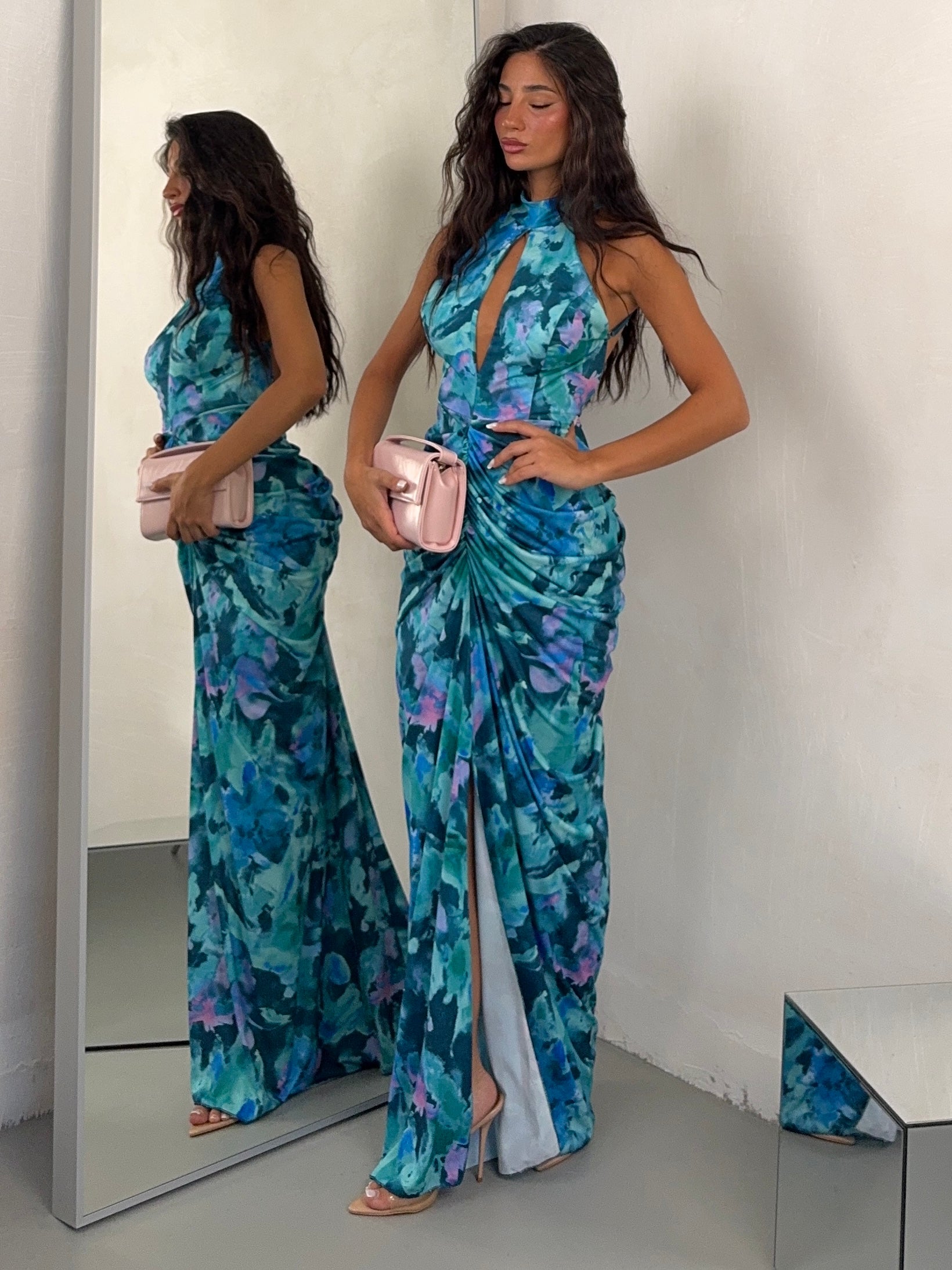 DRESS MUSA AZZURRO