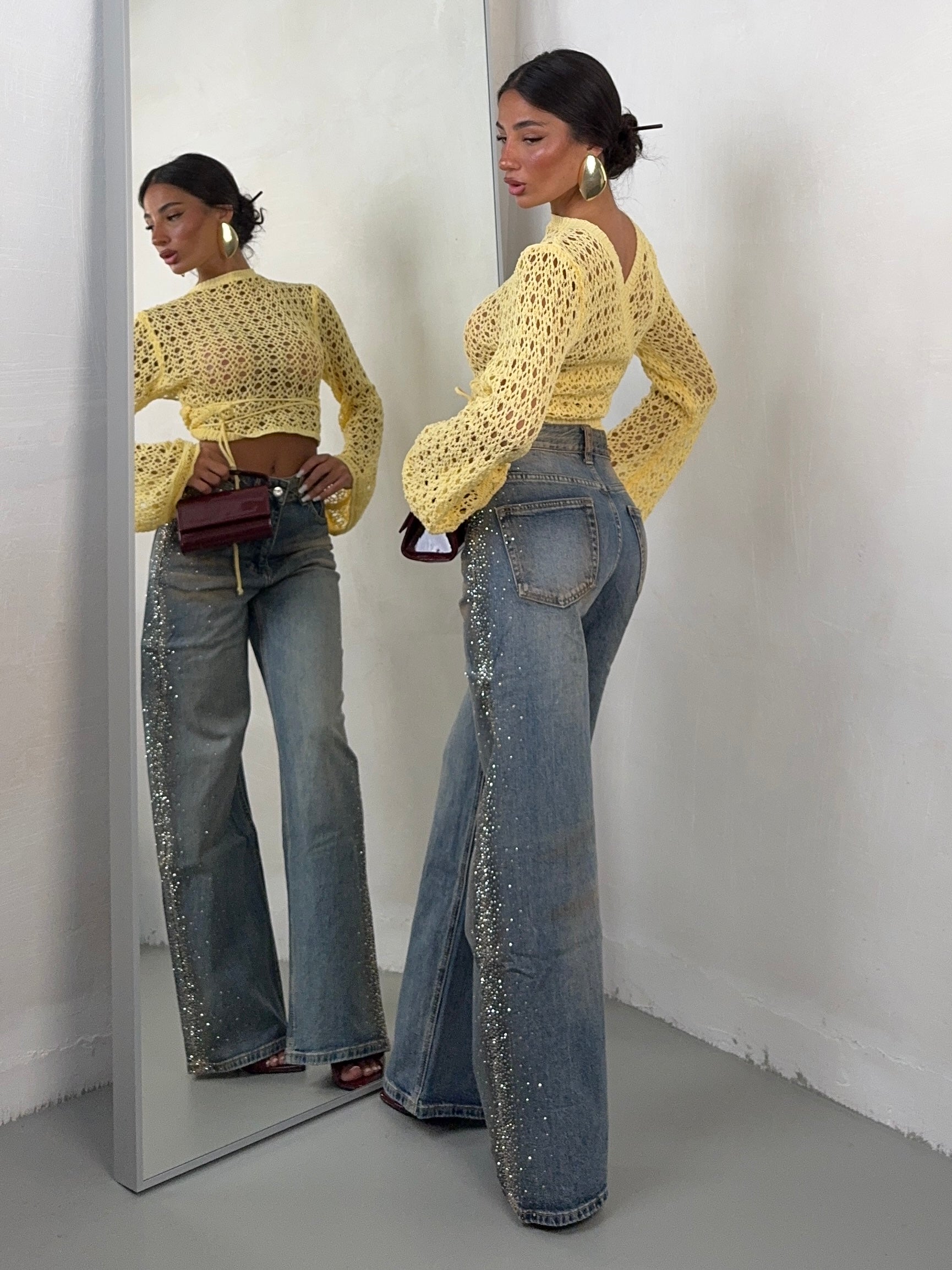 JEANS STRASS