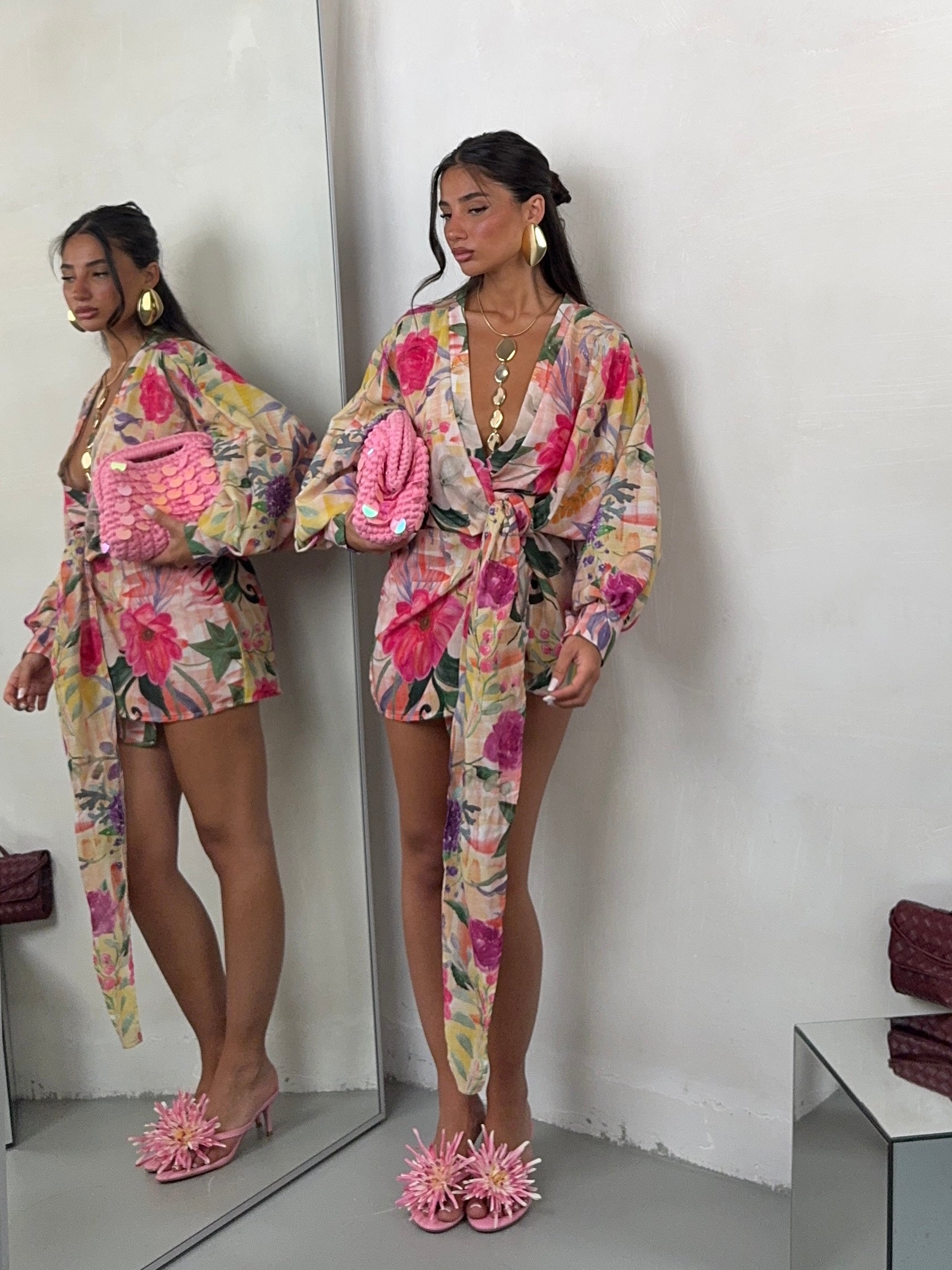 DRESS PORTOFINO FLOWER