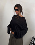 LONGSLEEVE SHALLOW NERA