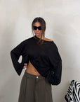 LONGSLEEVE SHALLOW NERA