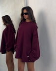 LONGSLEEVE BURGUNDY