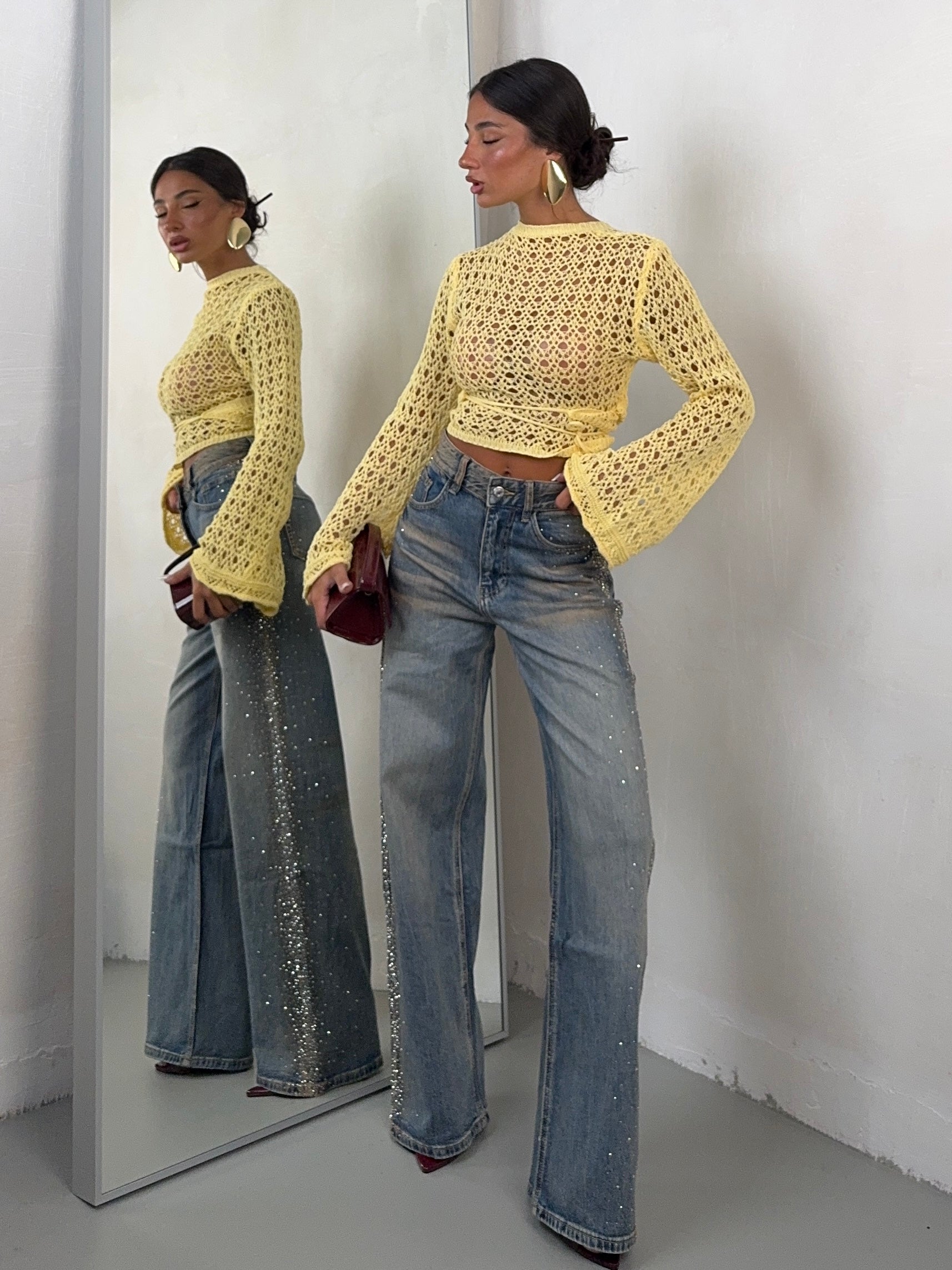 JEANS STRASS