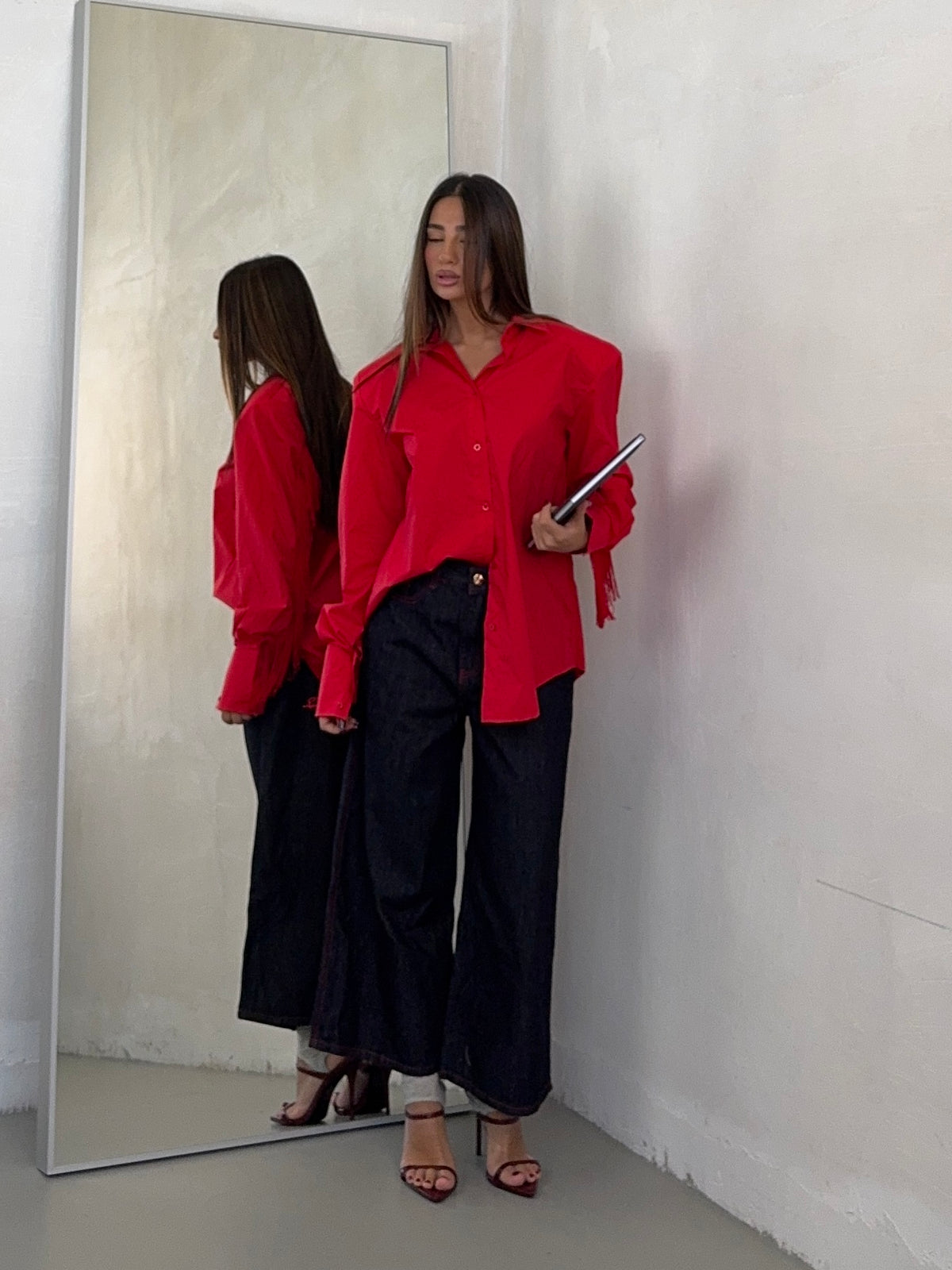 CAMICIA JESSIE ROSSA