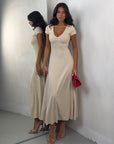 DRESS COSTINA BEIGE